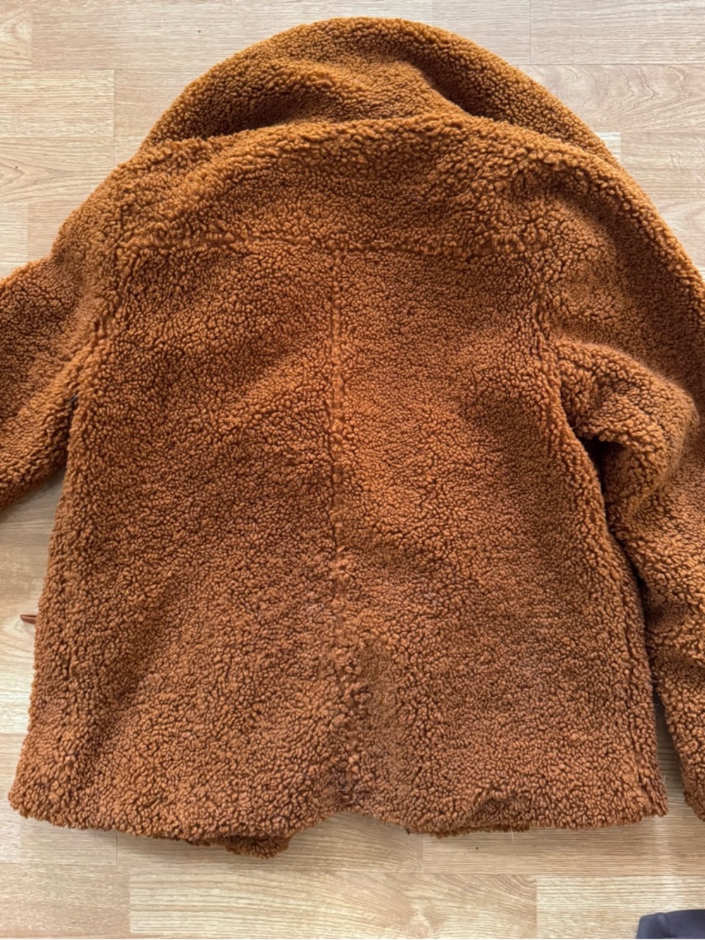 Marrakech Moto Jacket Rust Brown Teddybear M - Picture 5 of 9
